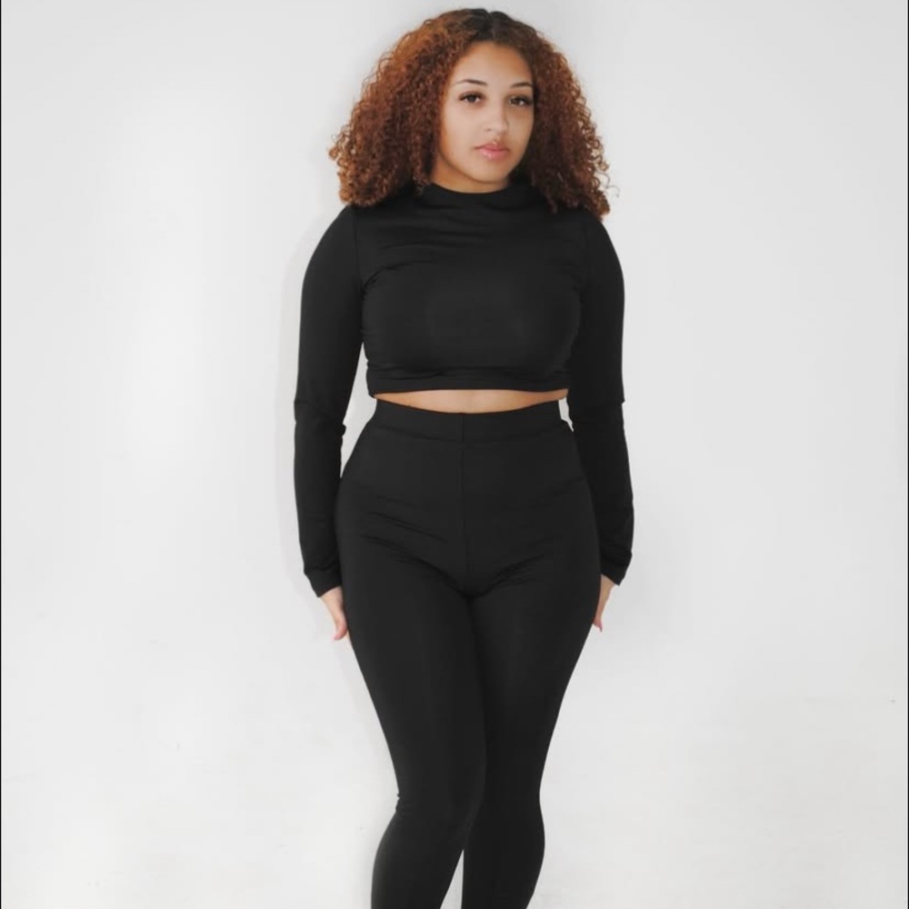 Black Two Piece Set